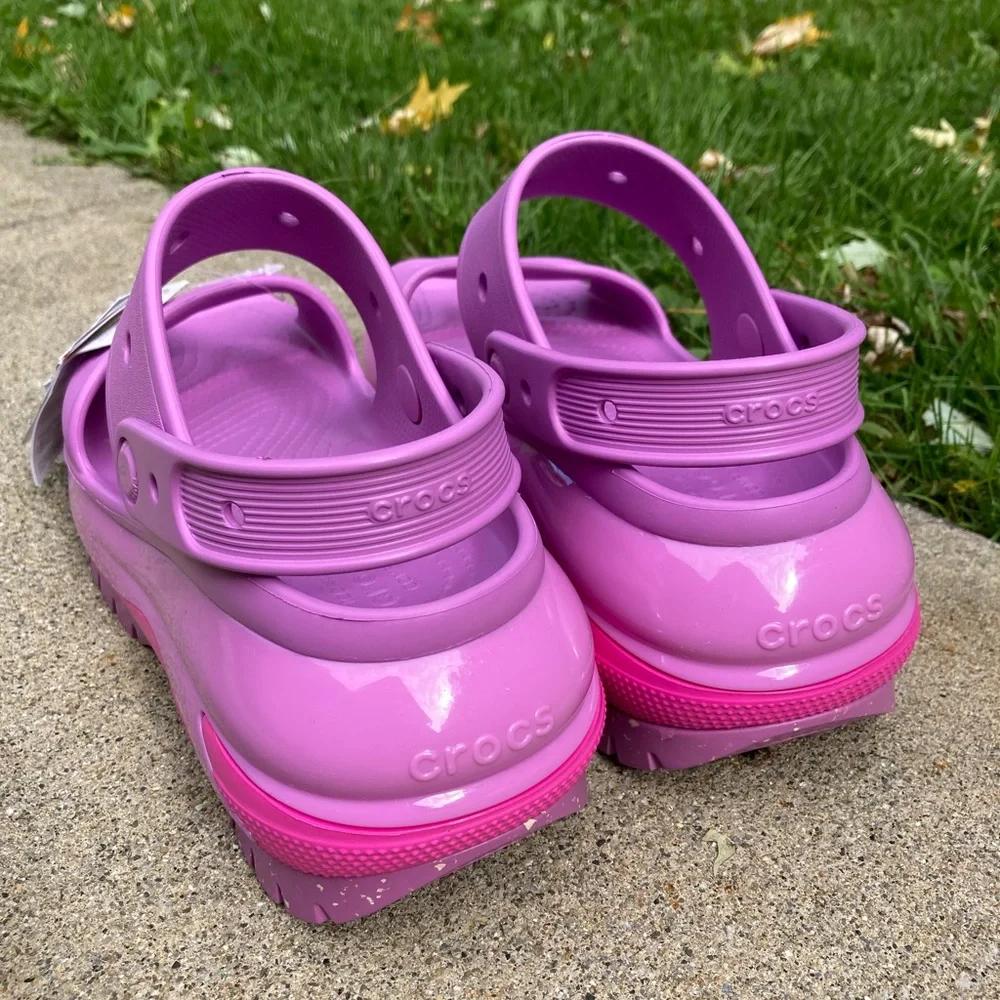 Crocs Mega Crush Platform Sandal Bubble Purple Pink NEW WITH TAGS